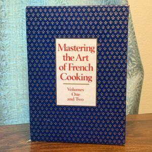 Julia Child Mastering Art of French Cooking 2 Vol Set 1971 Slipcase